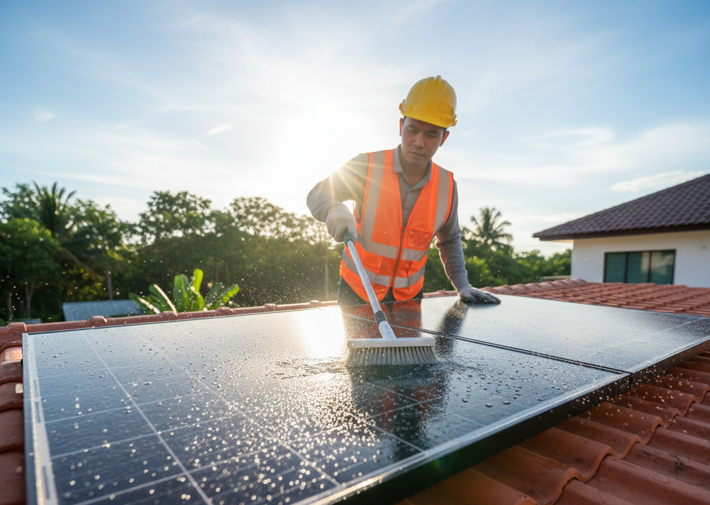 Tips Perawatan Panel Surya: Jaga Performa Tetap Stabil Hingga 25 Tahun