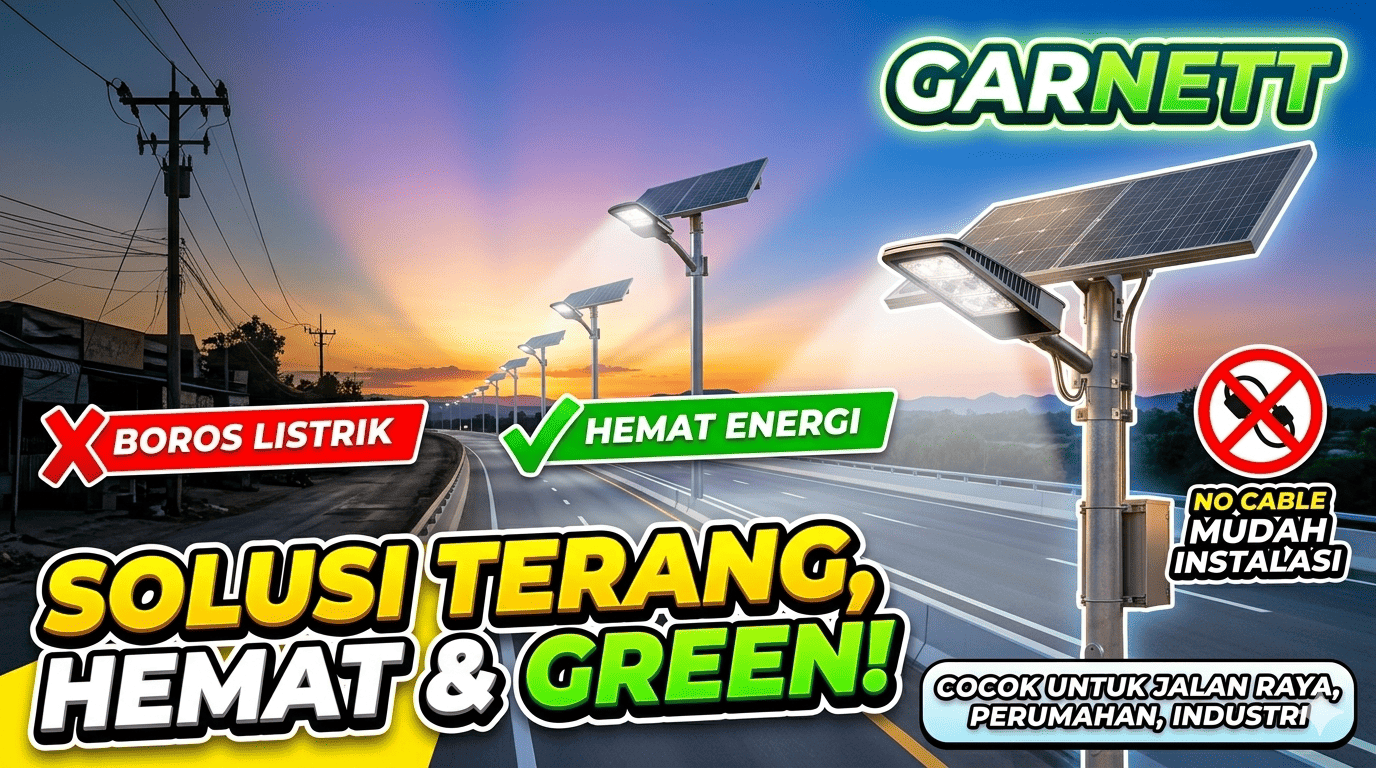 PJUTS Garnett: Solusi Penerangan Jalan Hemat Energi dan Ramah Lingkungan